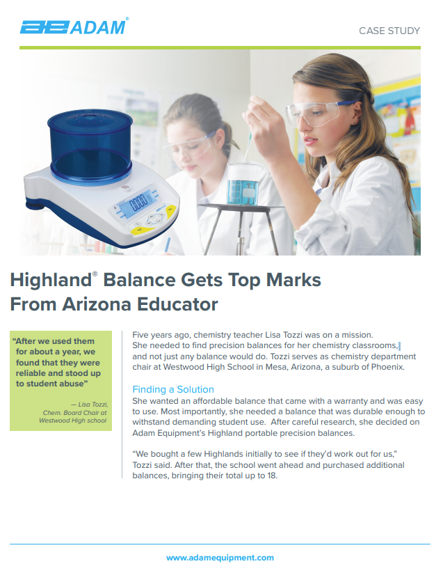 Highland Balance Gets Top Marks from Arizona Educator