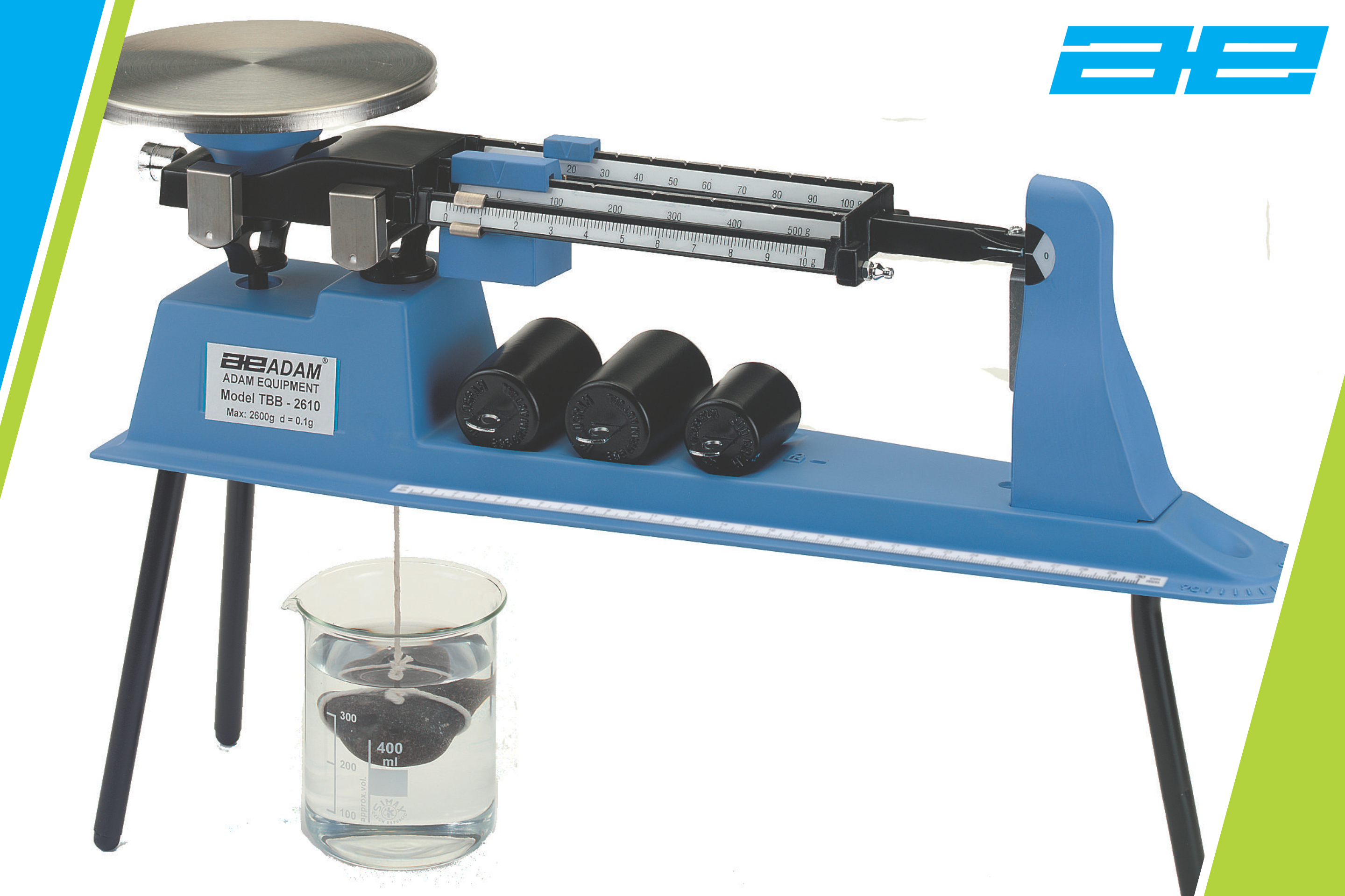 Adam's TBB Triple Beam Performing Density Determination